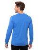 Threadfast Epic Unisex CVC Long Sleeve T-Shirt ROYAL HEATHER ModelBack