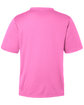 Team 365 Men's Zone Performance Mesh T-Shirt SPRT CHRITY PINK OFBack