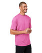 Team 365 Men's Zone Performance Mesh T-Shirt SPRT CHRITY PINK ModelQrt