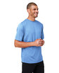 Team 365 Men's Zone Performance Mesh T-Shirt SPORT LIGHT BLUE ModelQrt