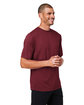 Team 365 Men's Zone Performance Mesh T-Shirt SPORT MAROON ModelQrt