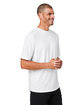 Team 365 Men's Zone Performance Mesh T-Shirt WHITE ModelQrt