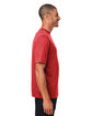 Team 365 Men's Zone Performance Mesh T-Shirt SPRT SCARLET RED ModelSide