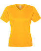 Team 365 Ladies' Zone Performance Mesh T-Shirt SP ATHLETIC GOLD OFFront