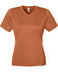 Team 365 Ladies' Zone Performance Mesh T-Shirt SPRT BURNT ORNGE OFFront