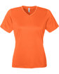 Team 365 Ladies' Zone Performance Mesh T-Shirt SPORT ORANGE OFFront