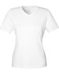 Team 365 Ladies' Zone Performance Mesh T-Shirt WHITE OFFront