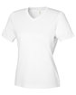 Team 365 Ladies' Zone Performance Mesh T-Shirt WHITE OFQrt