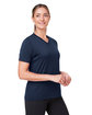 Team 365 Ladies' Zone Performance Mesh T-Shirt SPORT DARK NAVY ModelQrt