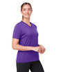 Team 365 Ladies' Zone Performance Mesh T-Shirt SPORT PURPLE ModelQrt