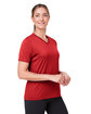 Team 365 Ladies' Zone Performance Mesh T-Shirt SPRT SCARLET RED ModelQrt