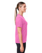 Team 365 Ladies' Zone Performance Mesh T-Shirt SPRT CHRITY PINK ModelSide