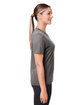 Team 365 Ladies' Zone Performance Mesh T-Shirt SPORT GRAPHITE ModelSide