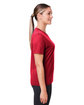 Team 365 Ladies' Zone Performance Mesh T-Shirt SPORT RED ModelSide