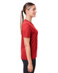 Team 365 Ladies' Zone Performance Mesh T-Shirt SPRT SCARLET RED ModelSide