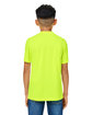 Team 365 Youth Zone Performance Mesh T-Shirt SAFETY YELLOW ModelBack