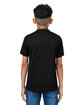 Team 365 Youth Zone Performance Mesh T-Shirt BLACK ModelBack