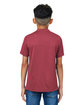 Team 365 Youth Zone Performance Mesh T-Shirt SPORT MAROON ModelBack