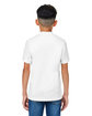 Team 365 Youth Zone Performance Mesh T-Shirt WHITE ModelBack