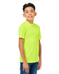 Team 365 Youth Zone Performance Mesh T-Shirt SAFETY YELLOW ModelQrt