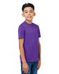 Team 365 Youth Zone Performance Mesh T-Shirt SPORT PURPLE ModelQrt