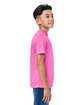 Team 365 Youth Zone Performance Mesh T-Shirt SPRT CHRITY PINK ModelSide