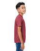 Team 365 Youth Zone Performance Mesh T-Shirt SPORT MAROON ModelSide