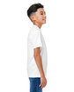 Team 365 Youth Zone Performance Mesh T-Shirt WHITE ModelSide