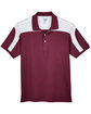 Team 365 Men's Victor Performance Polo SPORT MAROON FlatFront