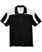 Team 365 Men's Victor Performance Polo BLACK FlatFront