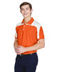 Team 365 Men's Victor Performance Polo SPORT ORANGE ModelQrt