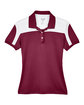 Team 365 Ladies' Victor Performance Polo SPORT MAROON FlatFront