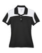 Team 365 Ladies' Victor Performance Polo BLACK FlatFront