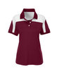 Team 365 Ladies' Victor Performance Polo SPORT MAROON OFFront