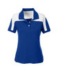 Team 365 Ladies' Victor Performance Polo SPORT ROYAL OFFront