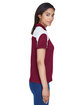 Team 365 Ladies' Victor Performance Polo SPORT MAROON ModelSide