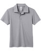 Team 365 Youth Zone Sonic Heather Performance Polo ATHLETIC HEATHER FlatFront