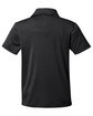 Team 365 Youth Zone Sonic Heather Performance Polo BLACK HEATHER OFBack