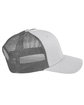 Team 365 by Yupoong Adult Zone Sonic Heather Trucker Cap ATH HTHR/ SP GRP ModelSide