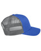 Team 365 by Yupoong Adult Zone Sonic Heather Trucker Cap SP RYL HT/ SP GR ModelSide