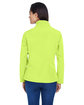 Team 365 Ladies' Leader Soft Shell Jacket SAFETY YELLOW ModelBack