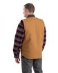 Berne Men's Workman's Duck Vest BROWN DUCK ModelBack