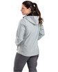 Berne Ladies' Hooded Softshell Jacket GREY ModelBack