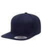 YP Classics Adult Flat Visor Classic Snapback Cap NAVY ModelQrt