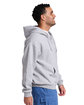 Jerzees Unisex Rugged Full-Zip Hooded Sweatshirt ATHLETIC HEATHER ModelSide